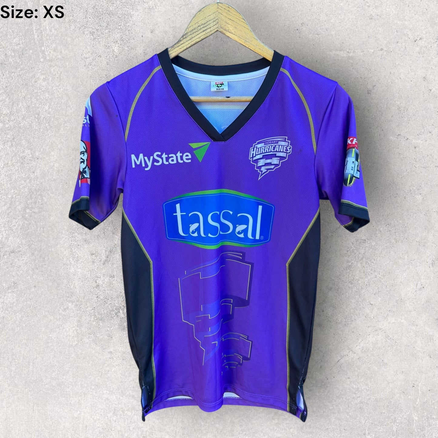 Hobart Hurricanes Big Bash Cricket Purple Jersey