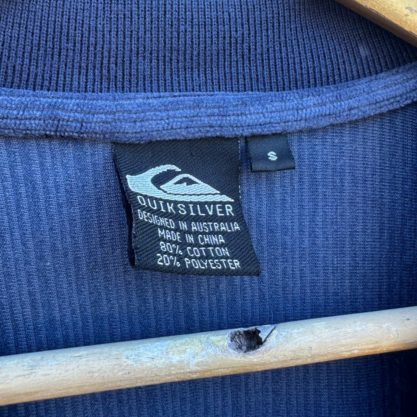 Quiksilver Blue Long Sleeve Surfwear shirt