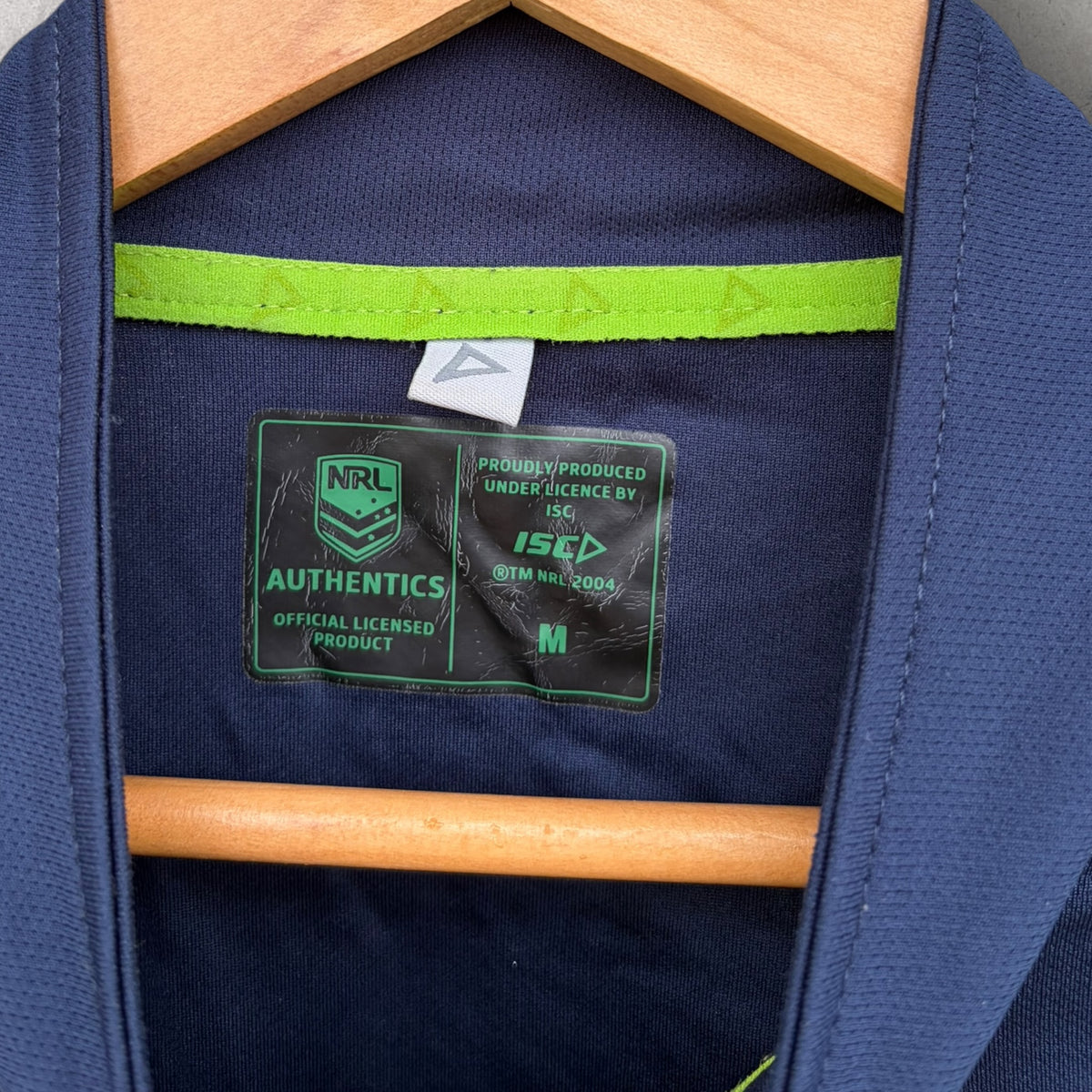 Canberra Raiders ISC Staff Issued Long Sleeve Chest Zip Top