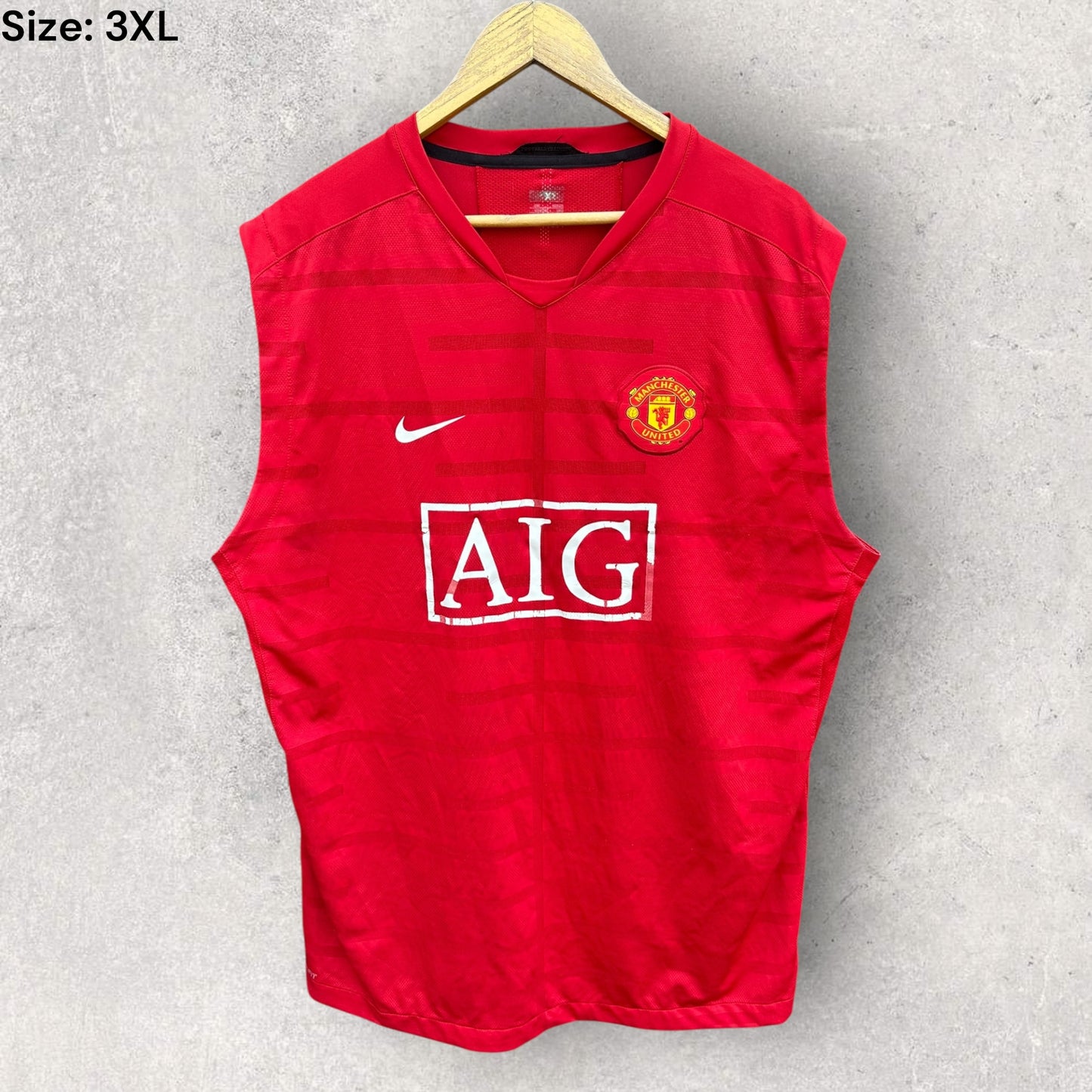 MANCHESTER UNITER 2008 NIKE TRAINING TANK/SINGLET