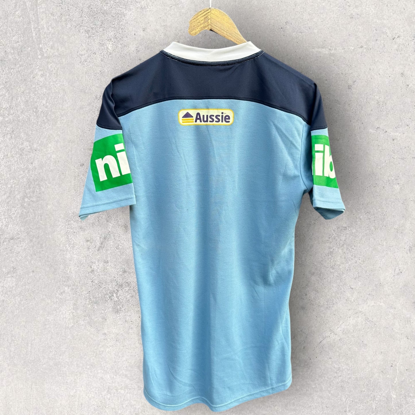 NSW BLUES 2010 ELITE PLAYER CUT JERSEY SIGNED BY SQUAD 78/100