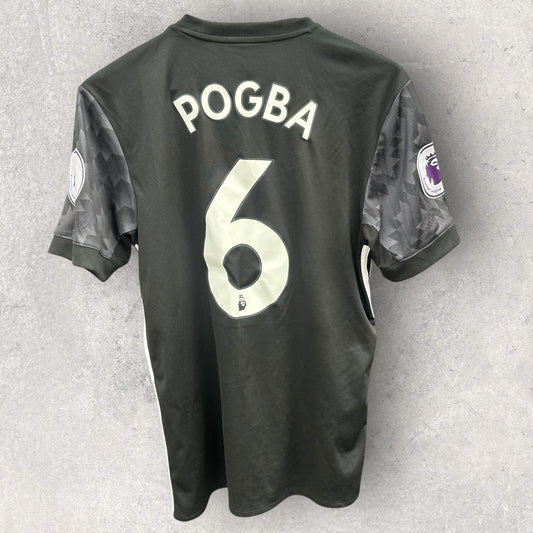PAUL POGBA MANCHESTER UNITED 2017-2018 ADIDAS AWAY FOOTBALL JERSEY