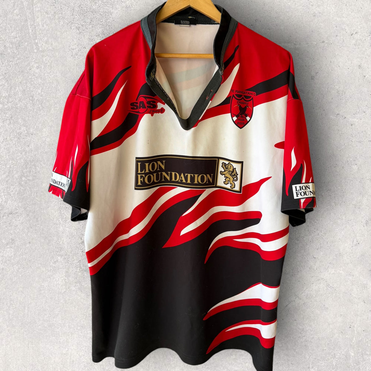 Omahu Huia 2005 Vintage SAS Rugby Union Jersey