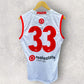 SYDNEY SWANS AWAY NIKE 2024 MATCH WORN GUERNSEY CAIDEN CLEARY
