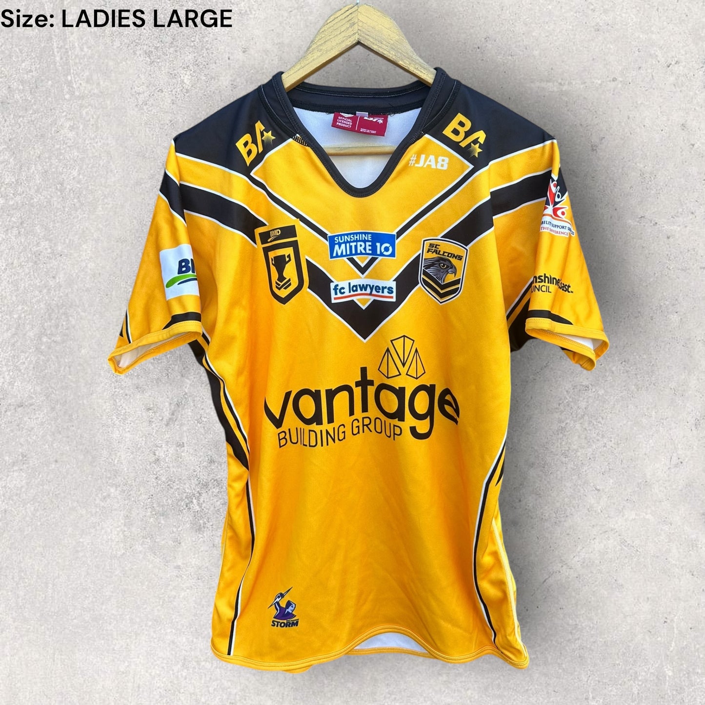 SUNSHINE COAST FALCONS BMD PREMIERSHIP MATCH WORN 2025 JERSEY