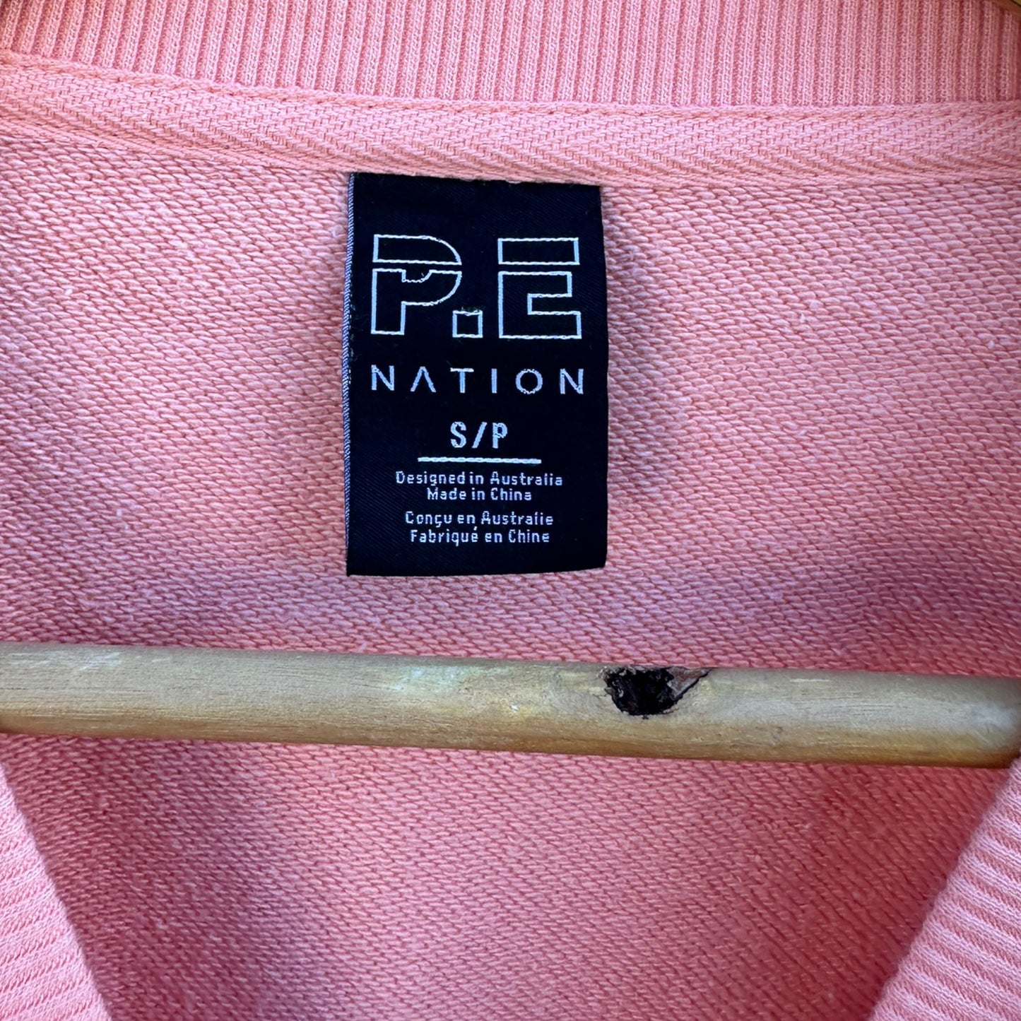 PE NATION WOMENS PINK COLOURED PULLOVER JUMPER