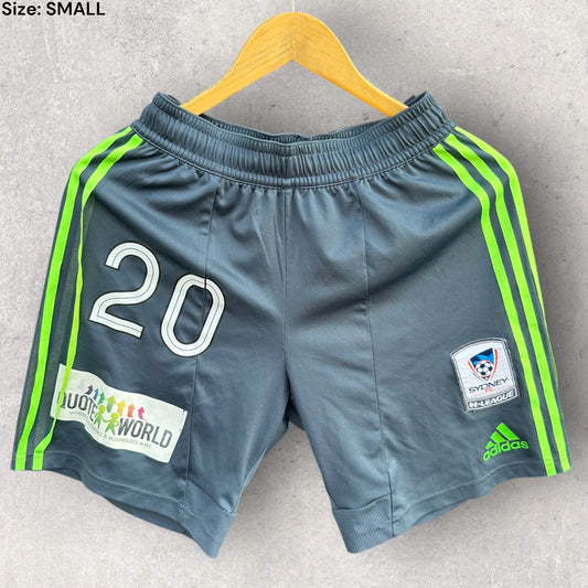 SYDNEY FC W LEAGUE MATCH WORN ADIDAS SHORTS PLAYER ISSUED