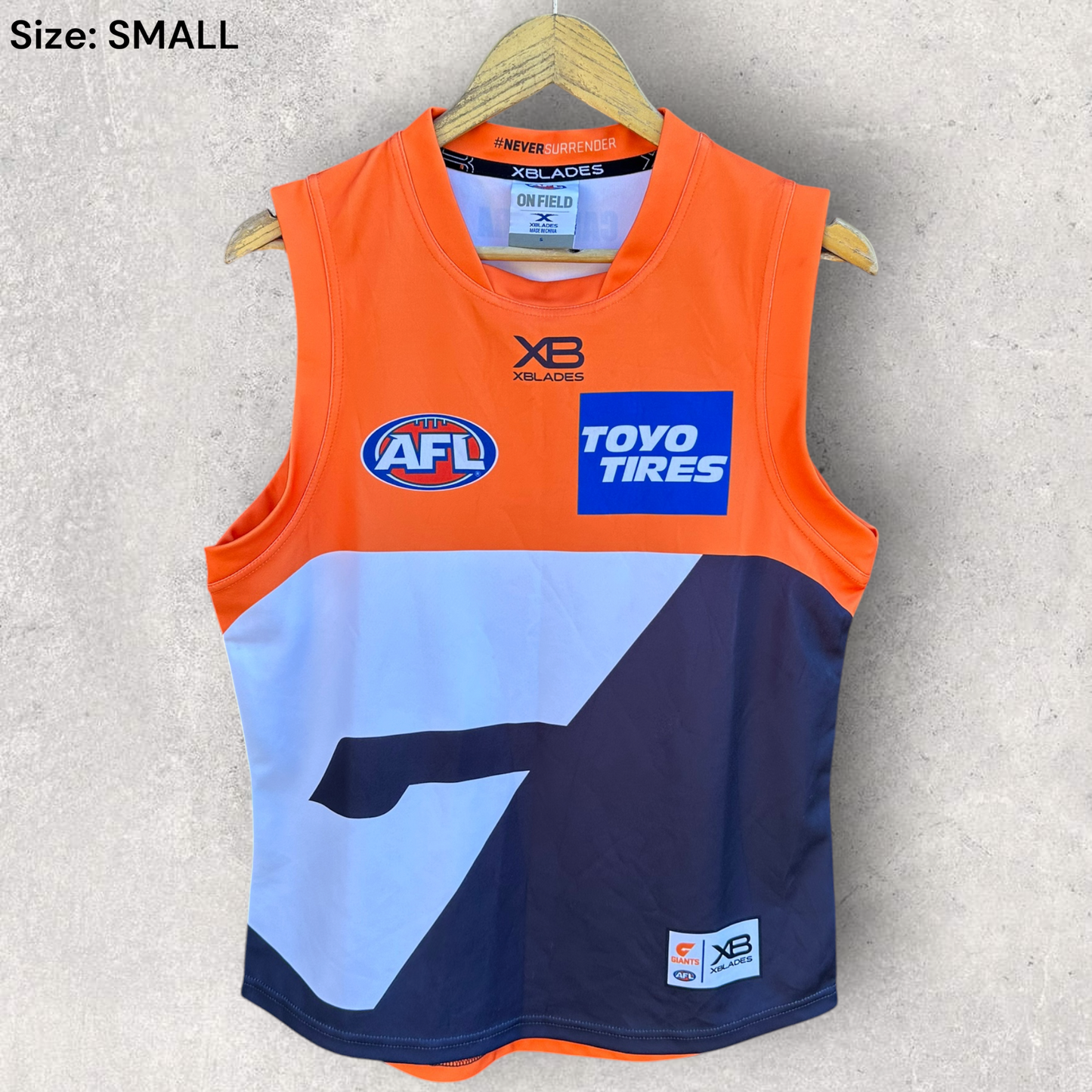 GWS Giants 2020 Home X-Blades AFL Guernsey Jersey