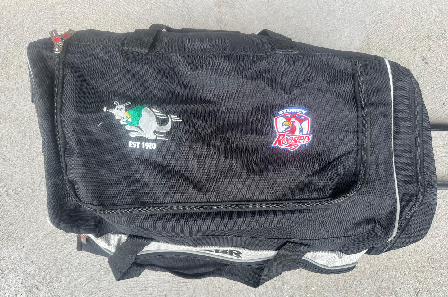 Sydney Roosters x Wyong Roos Player Travel Suitcase Issued to Poasa Faamausili