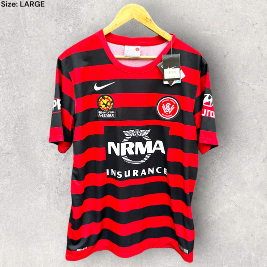 WESTERN SYDNEY WANDERERS 2014-2015 HOME JERSEY BRAND NEW WITH TAGS