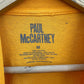 Paul McCartney 2023 Australia Got Back tour T-shirt Yellow
