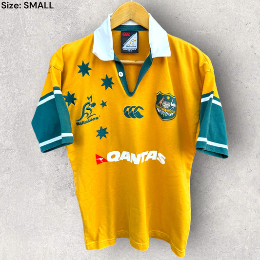 AUSTRALIAN WALLABIES CANTERBURY VINTAGE SHORT SLEEVE JERSEY