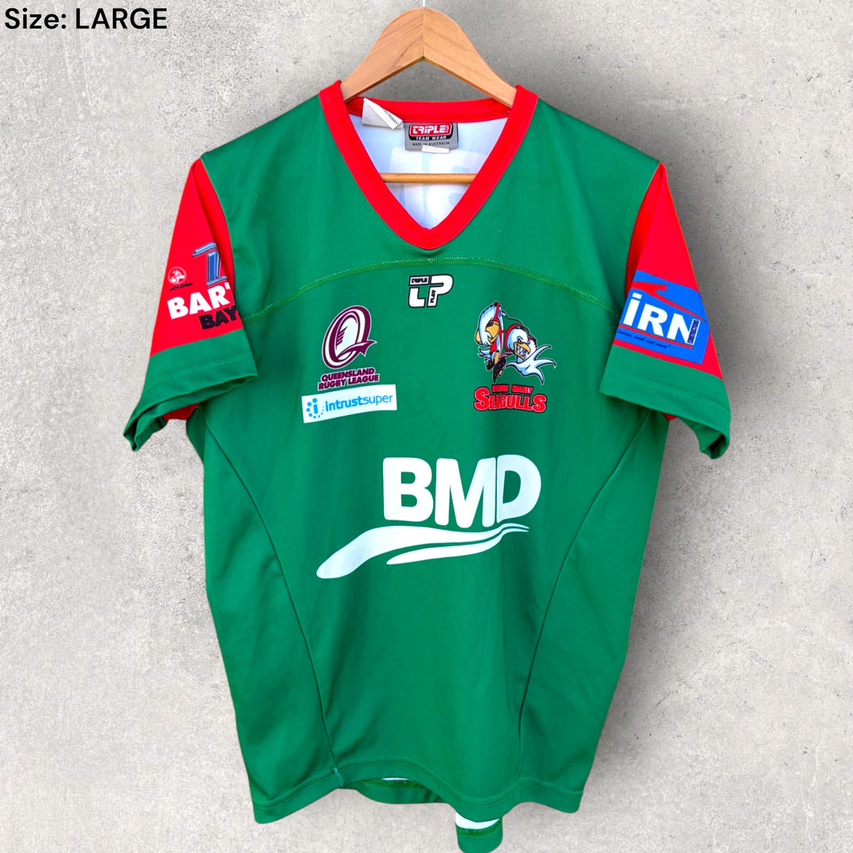Wynnum Manly Seagulls QLD Cup Rugby League Player Issued Match Worn Jersey