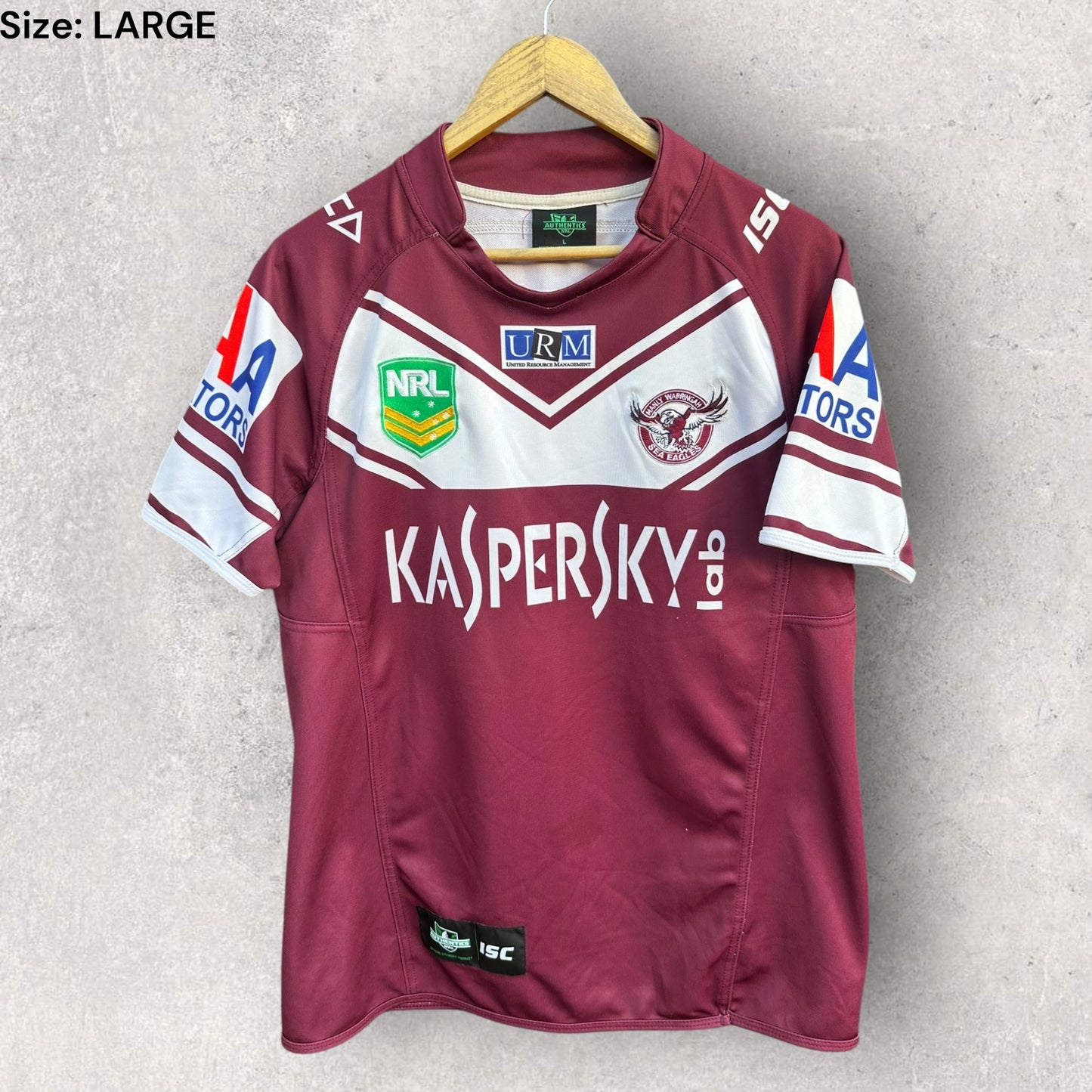 MANLY WARRINGAH SEA EAGLES 2014 ISC HOME JERSEY