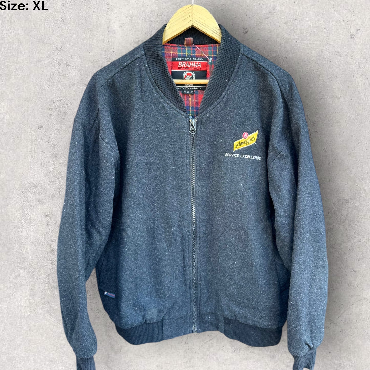 SCHWEPPES BRAHMA VINTAGE JACKET