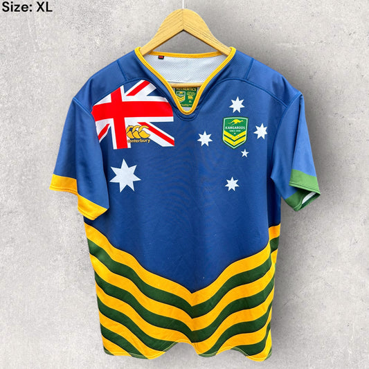 AUSTRALIAN KANGAROOS ANZAC DAY 2016 TRAINING JERSEY