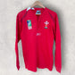 Wales Rugby Union 2007 World Cup Reebok Long Sleeve Red Jersey