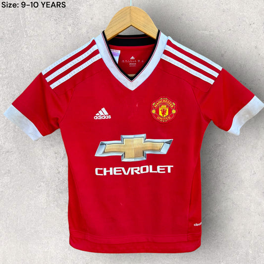 MANCHESTER UNITED 2015-2016 ADIDAS KIDS HOME JERSEY