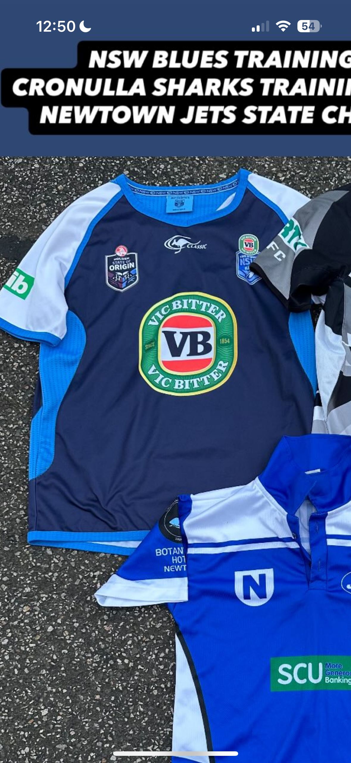 NSW BLUES TRAINING SHIRT