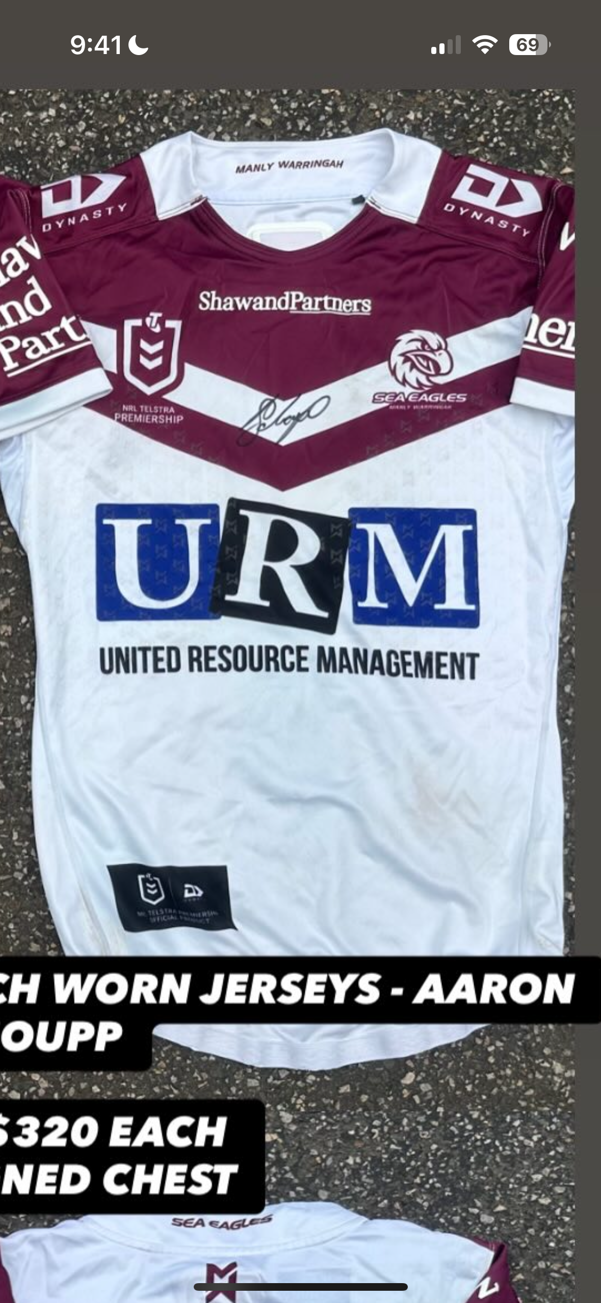 MANLY MATCH JERSEY