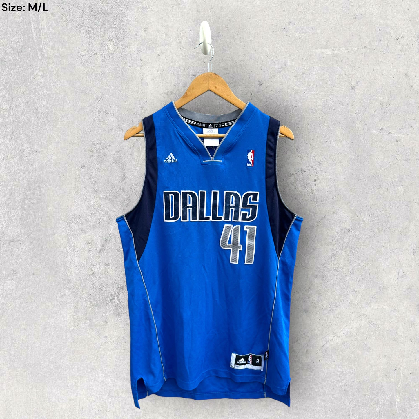 DIRK NOWITZKI DALLAS MAVERICKS SWINGMAN HOME JERSEY