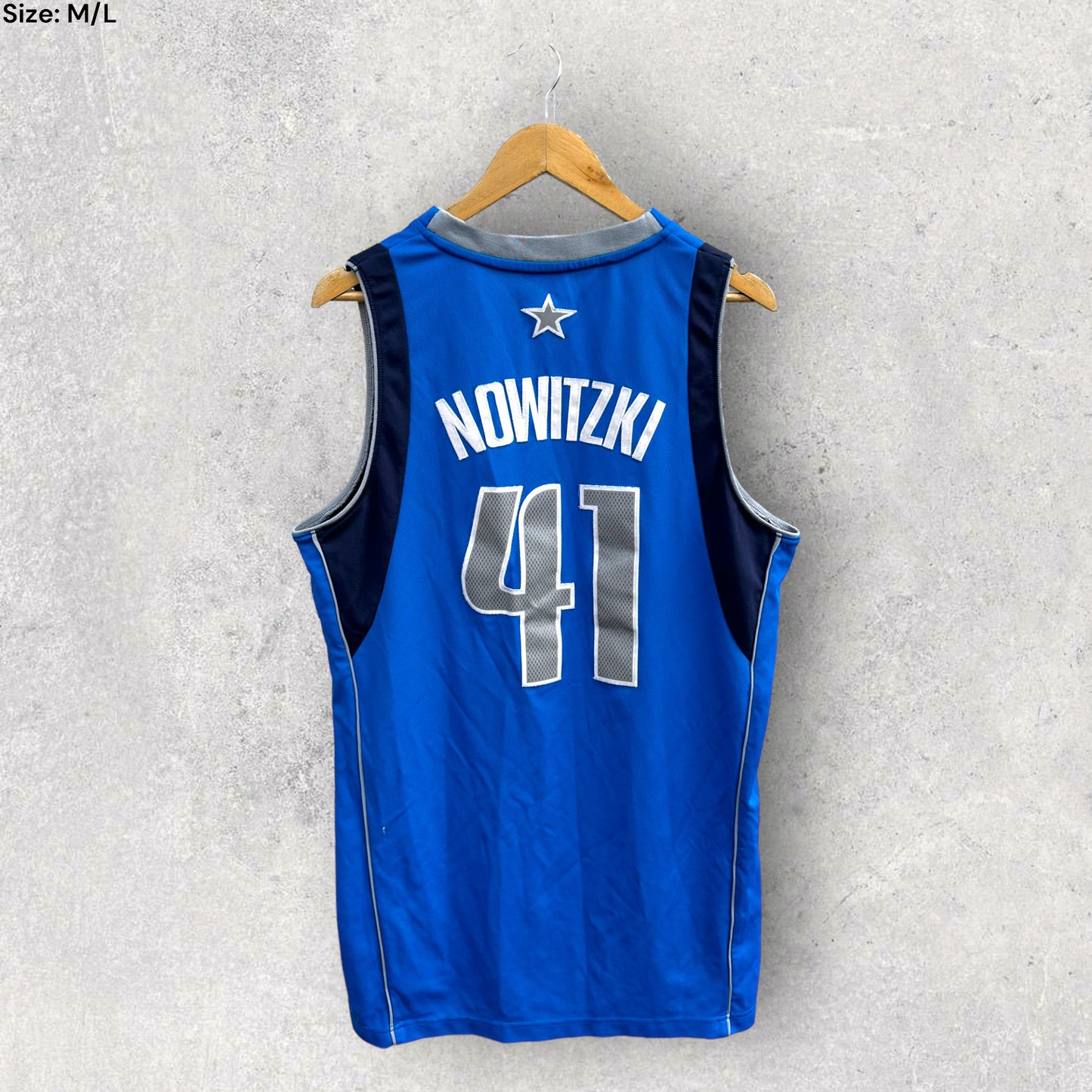 DIRK NOWITZKI DALLAS MAVERICKS SWINGMAN HOME JERSEY