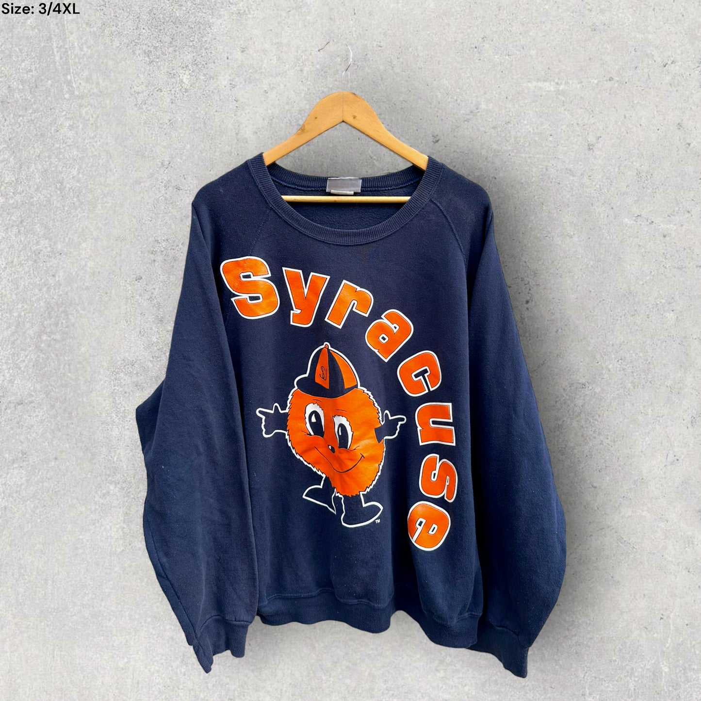 SYRACUSE UNIVERSITY VINTAGE LEE PULLOVER JUMPER