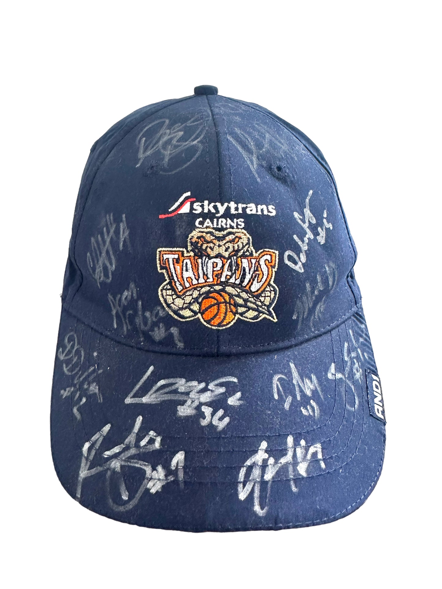 CAIRNS TAIPANS NBL HAT SIGNED BY SQUAD