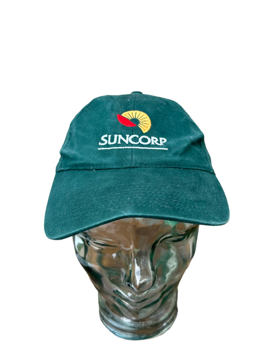 SUNCORP BANK VINTAGE GREEN HAT