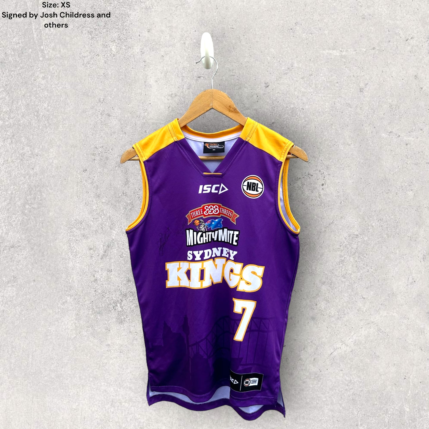 JOSH CHILDRESS SIGNED SYDNEY KINGS JERSEY