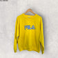 FILA VINTAGE YELLOW CREW NECK