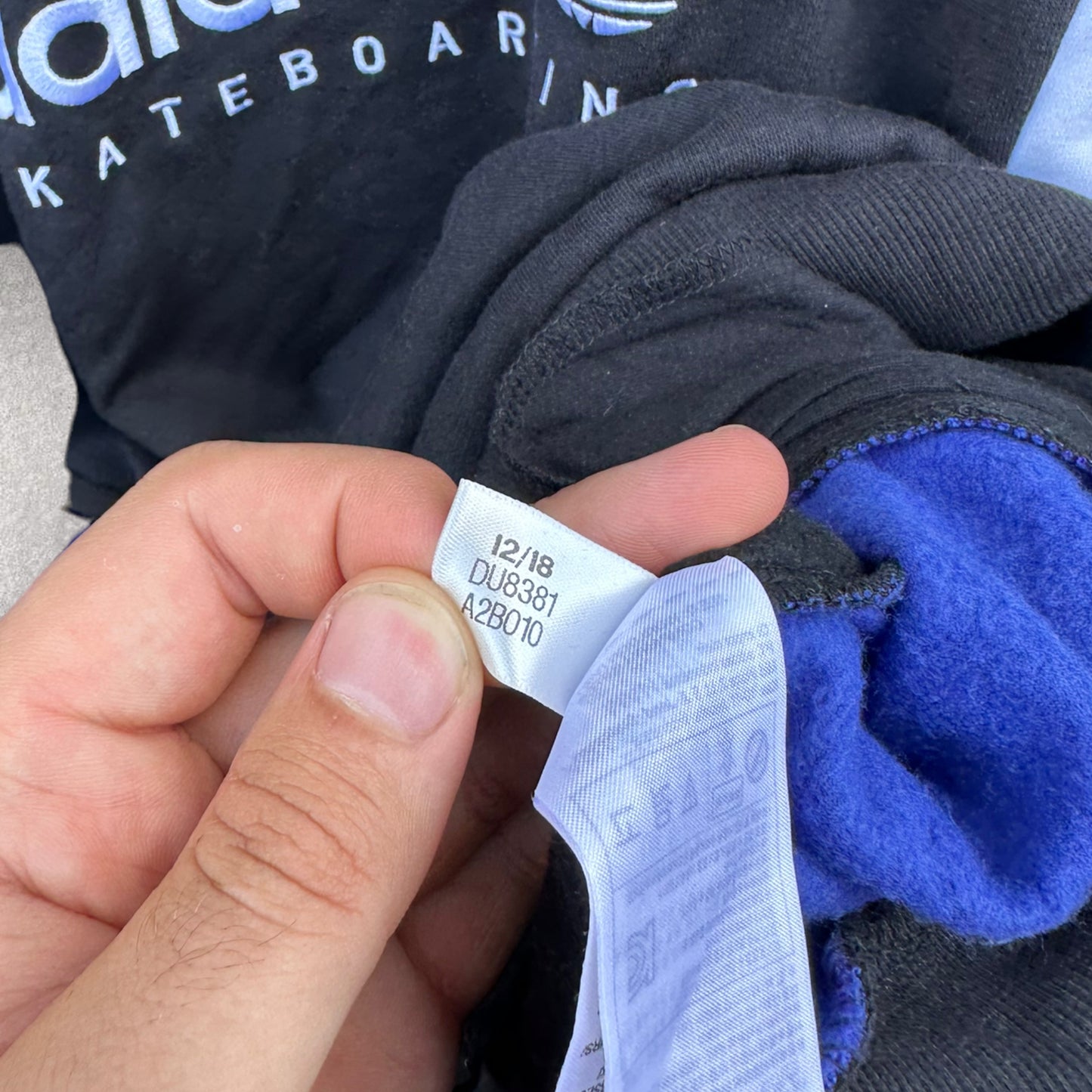 ADIDAS SKATEBOARDING HALF ZIP JUMPER