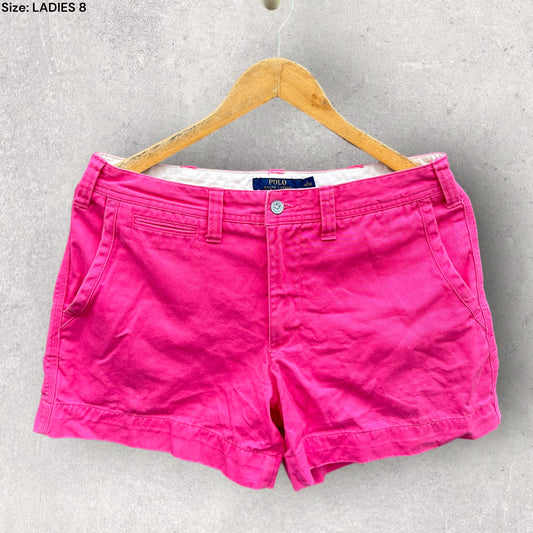 RALPH LAUREN HOT PINK LADIES SHORTS