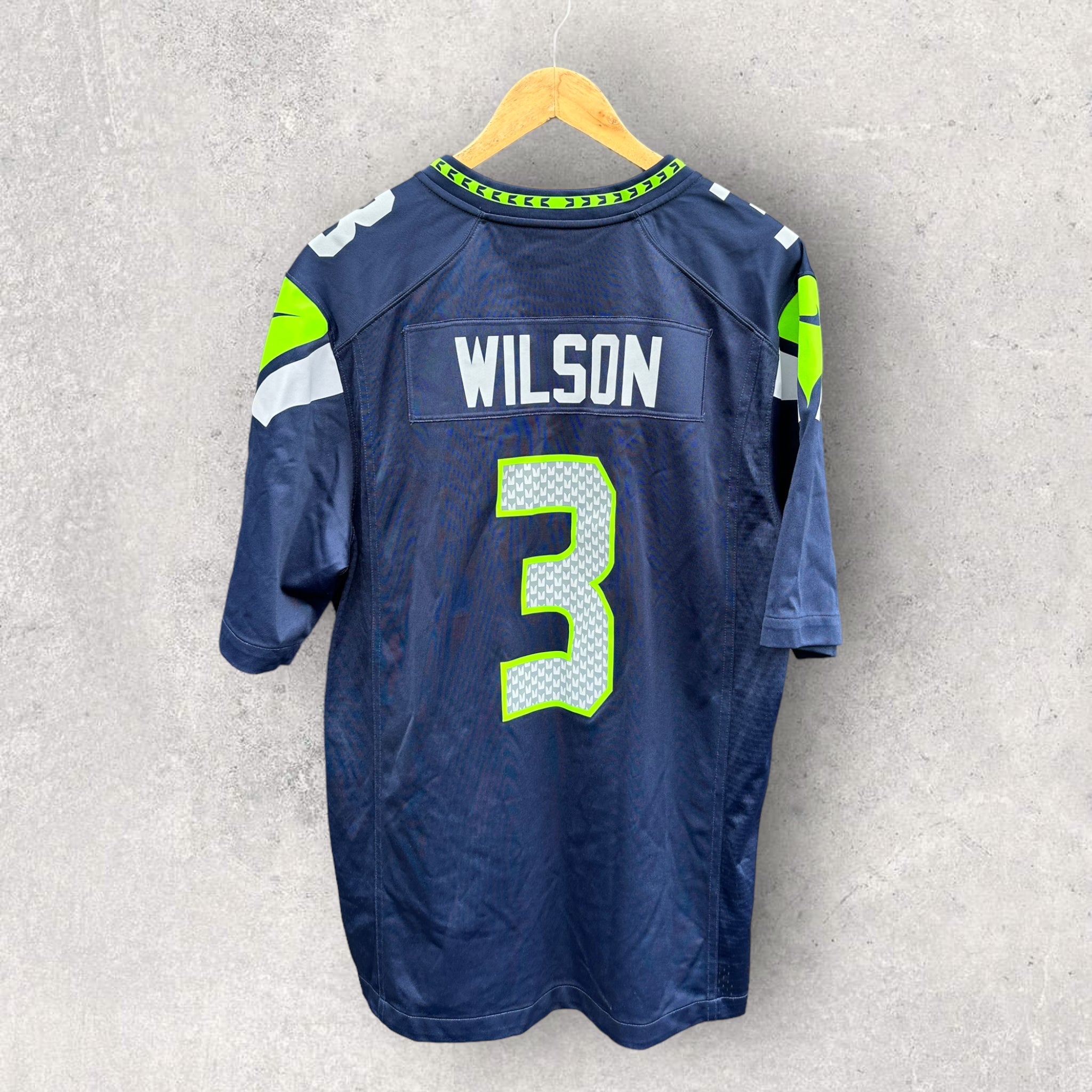 Russell wilson clearance grey jersey