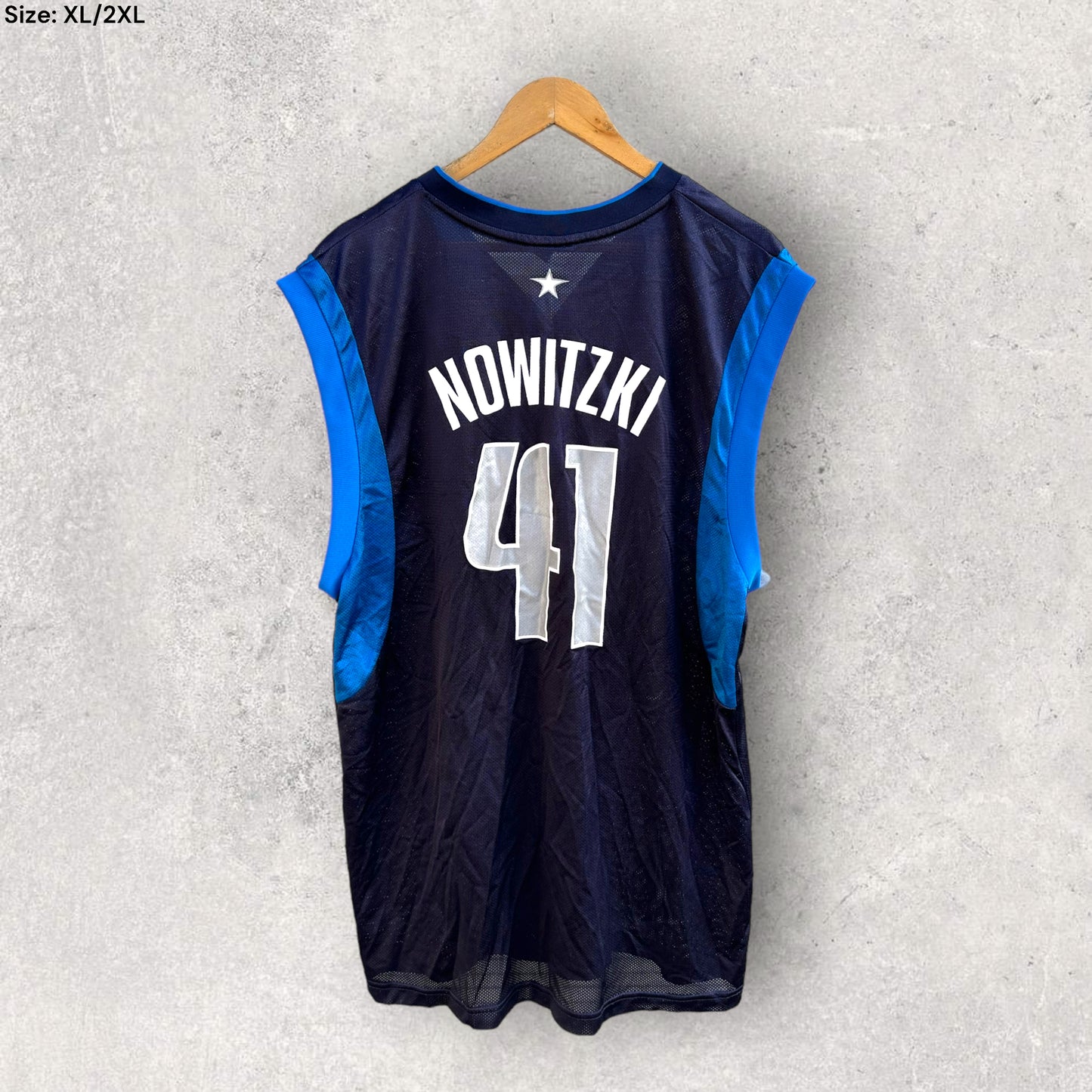 DIRK NOWITZKI DALLAS MAVERICKS ADIDAS JERSEY