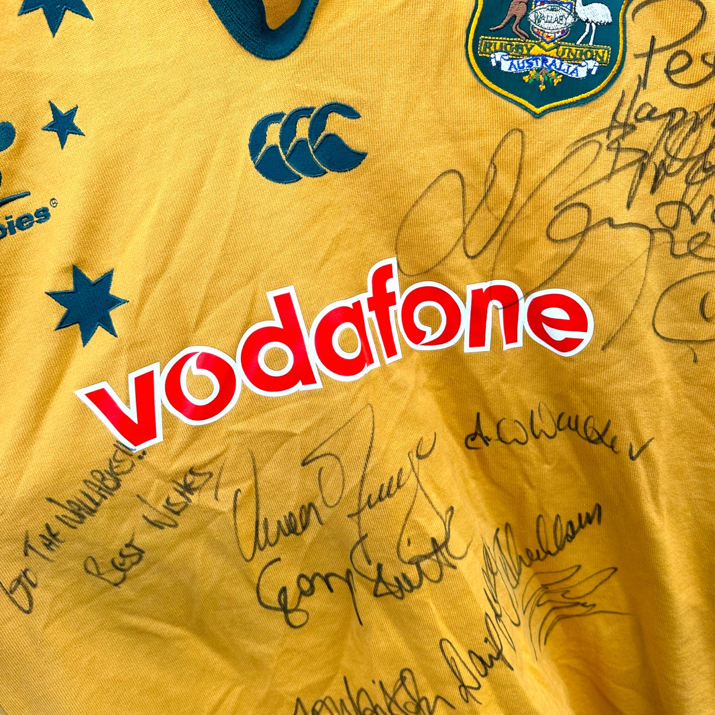 AUSTRALIAN WALLABIES SIGNED LONG SLEEVE JERSEY