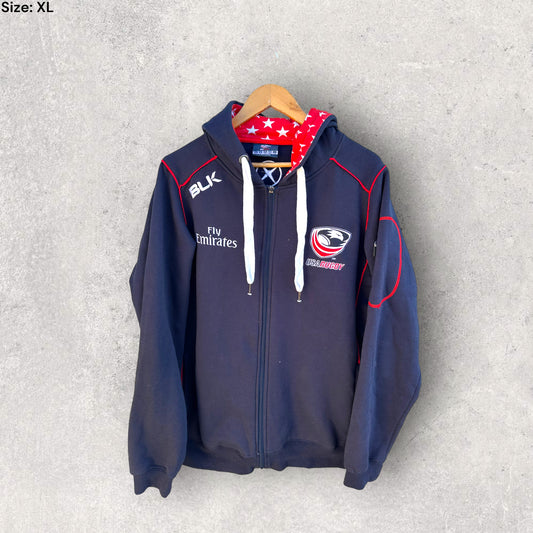 USA RUGBY UNION HOODED JUMPER