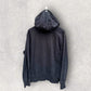 CHAMPION BLACK HOODED JUMPER