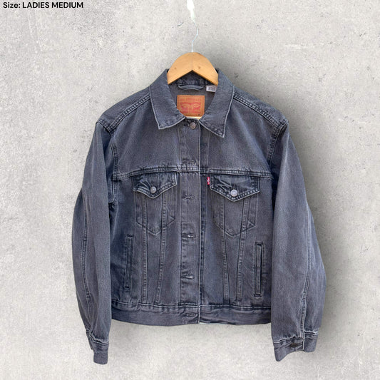 LEVI DENIM CHARCOAL JACKET