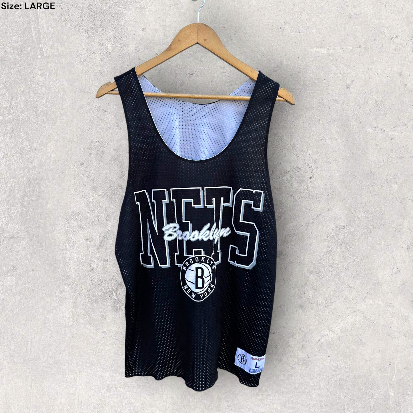 BROOKLYN NETS REVERSE SINGLET