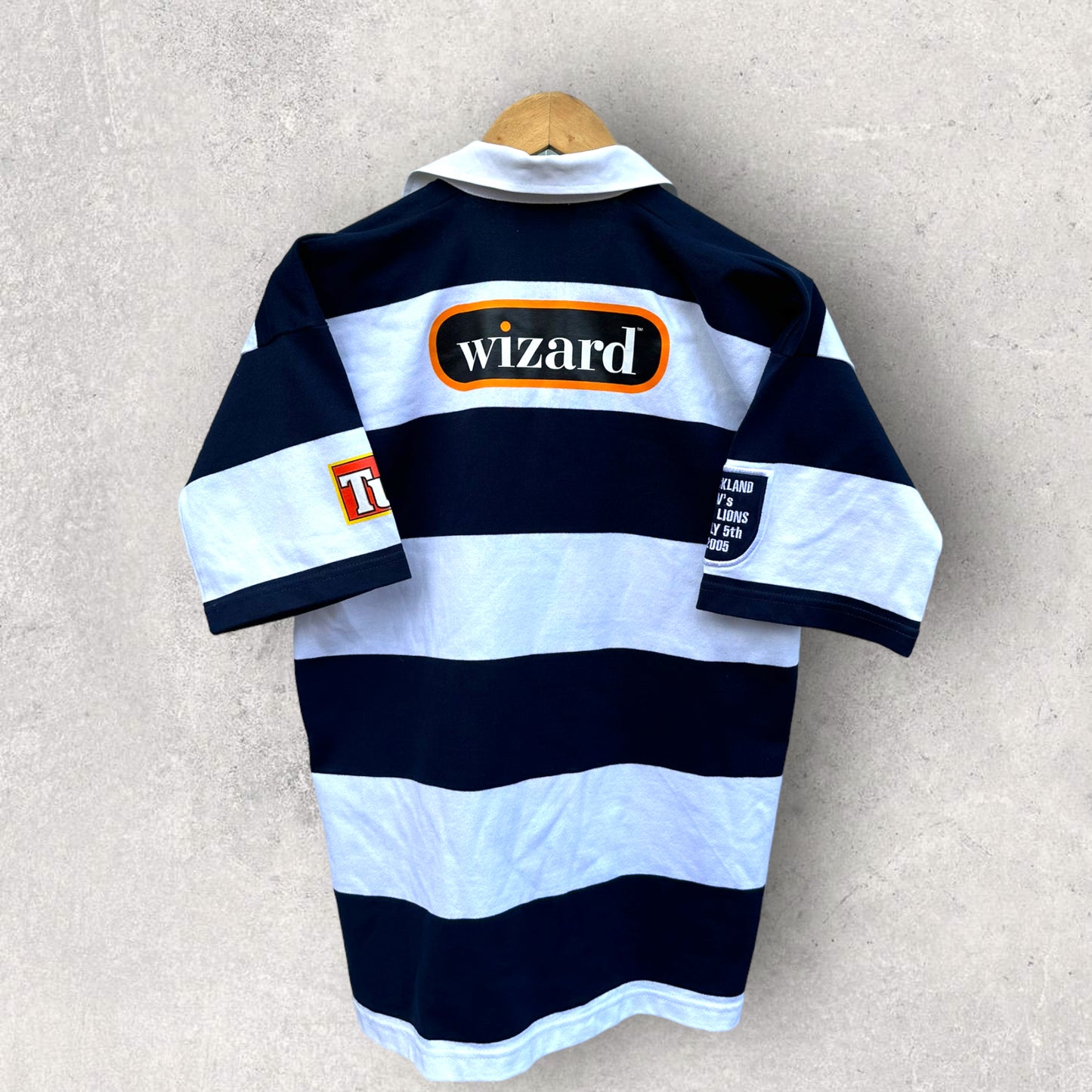 AUCKLAND RUGBY RARE JERSEY VS BRITISH & IRISH LIONS 2005