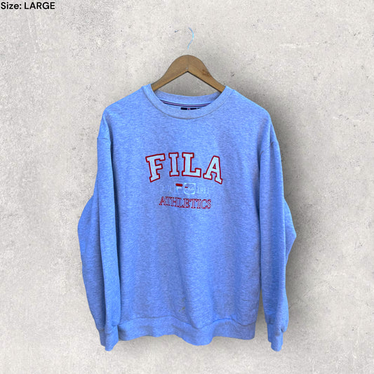 FILA GREY CREW NECK JUMPER