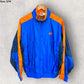 NIKE 90s VINTAGE ORANGE AND BLUE VINTAGE WINDBREAKER JACKET