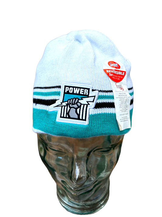 PORT ADELAIDE POWER REVERSE CHILDS BEANIE