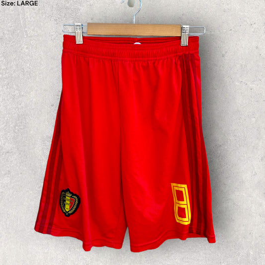 BELGIUM FOOTBALL #8 TRAINING SHORTS