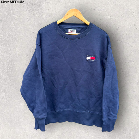 TOMMY HILFIGER NAVY BLUE PULLOVER JUMPER