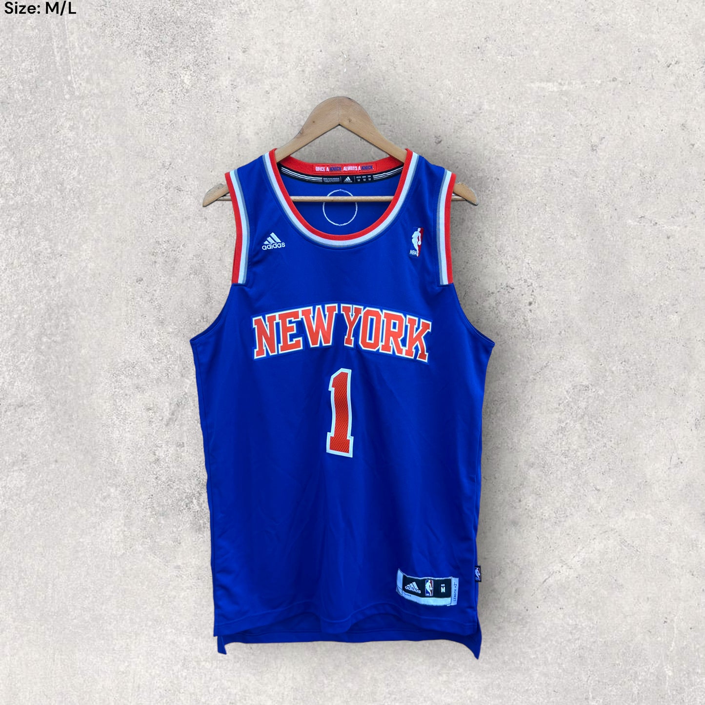 AMARE STOUDEMIRE NEW YORK KNICKS NBA JERSEY