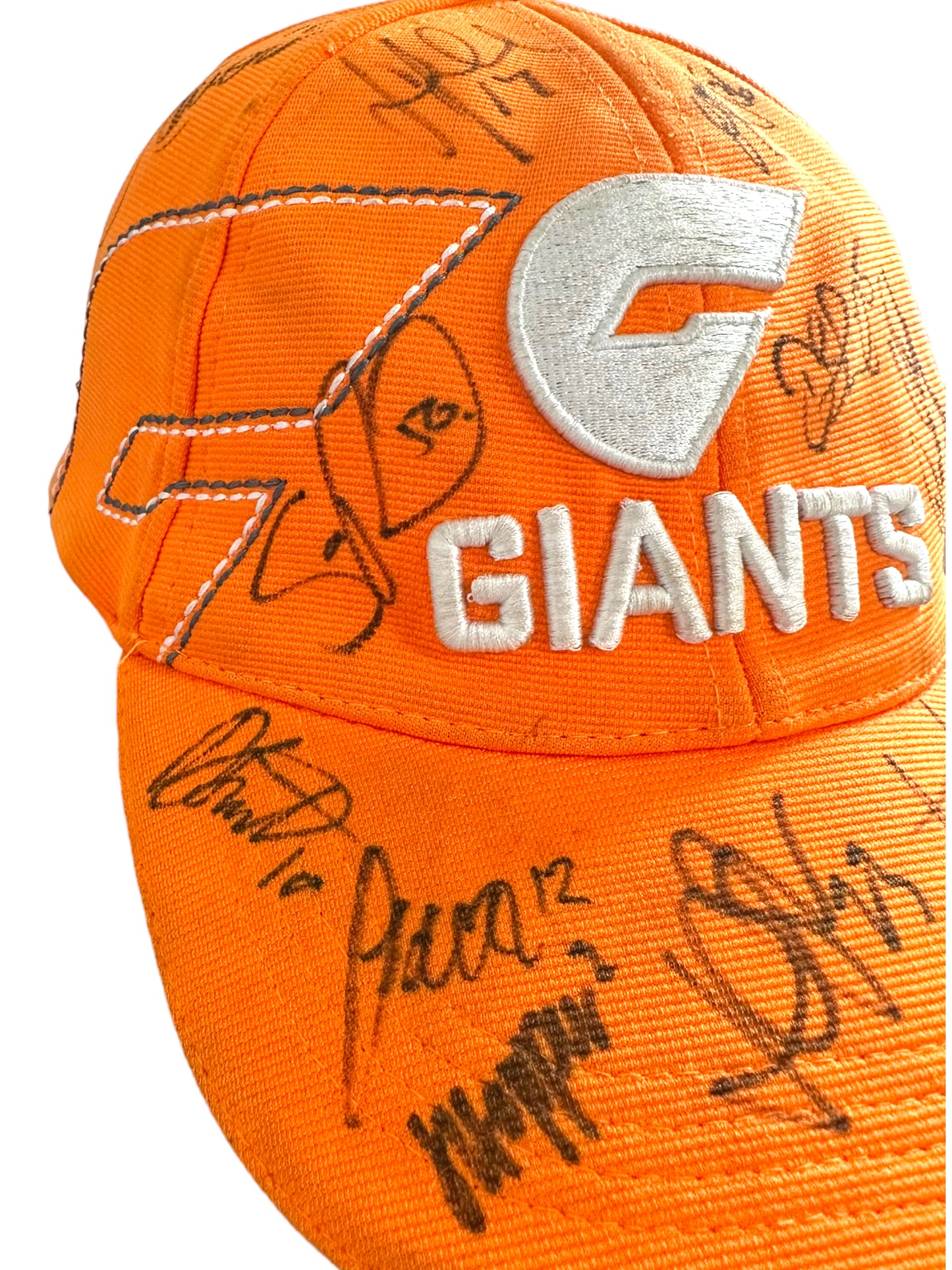 GWS GIANTS HAT SIGNED BY SQUAD