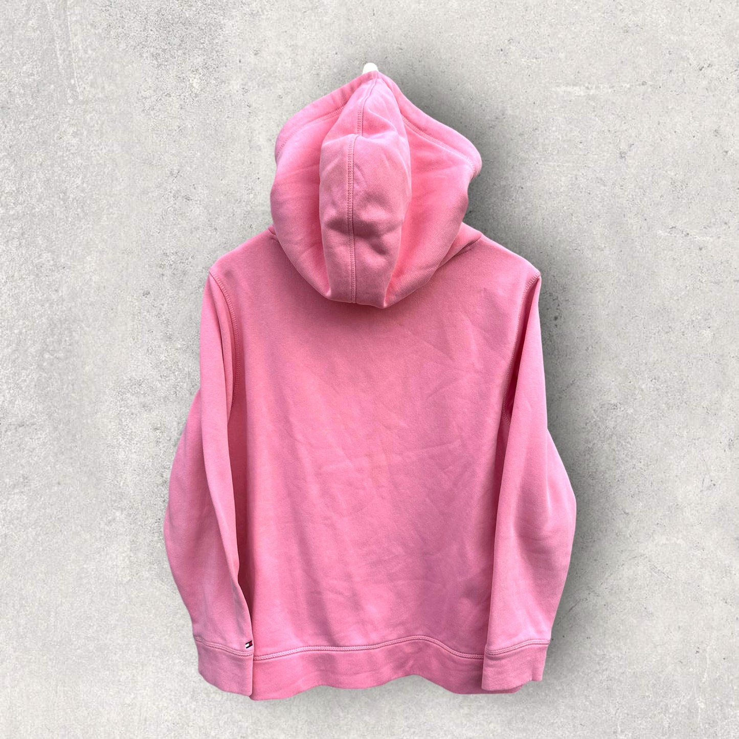 TOMMY HILFIGER PINK HOODED JUMPER