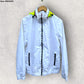 TOMMY HILFIGER WHITE WINDBREAKER HOODED JACKET